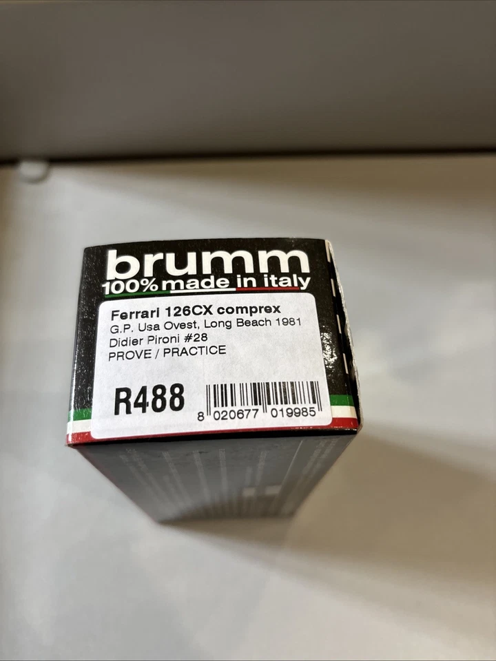 Ferrari 126cx Comprex Gp USA Ovest 1981 Pironi #28 (prove)  - Immagine 3 di 4
