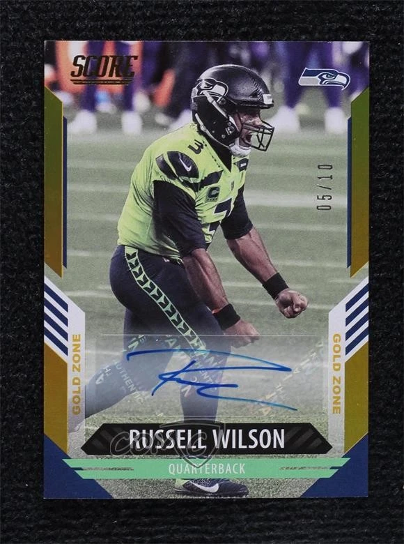 Russell Wilson Autograph Football Trading Cards for sale | eBay