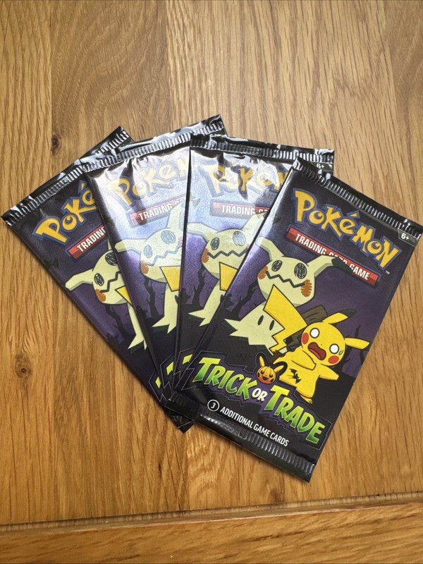 Pokémon TCG Trick Or Trade 2023 Sealed Packs 4x