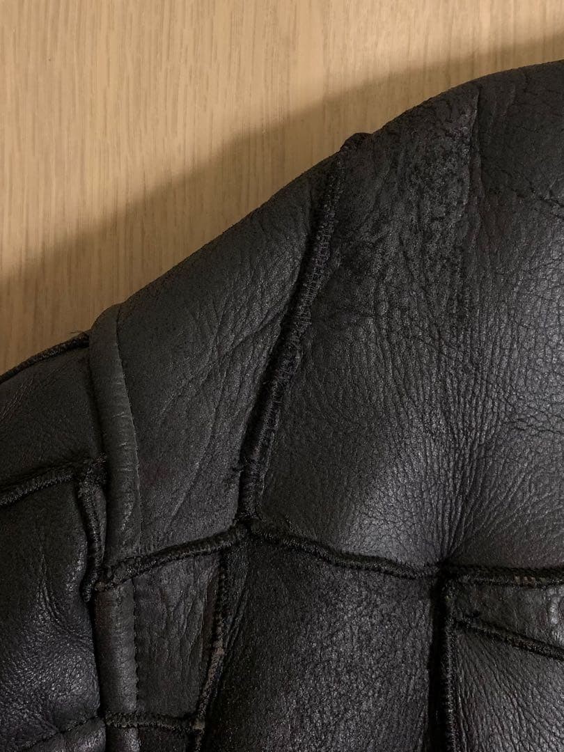 HAI SPORTING GEAR Vintage Patchwork Shearling Lea… - image 9