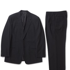 Good Condition GIORGIO ARMANI Vintage Stretch Suit Black