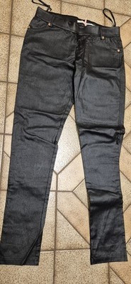 Jeans, Womens, Shiny Black, Size 10, Slim Fit. New With Tags