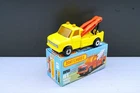 Matchbox Lesney No 61 Wreck Truck Yellow/Red Booms Black Hooks VNM to M + Or Box