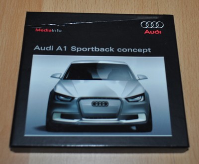 Audi A1 Sportback Concept 2008 Press Info Factory Photo CD No Brochure Prospekt