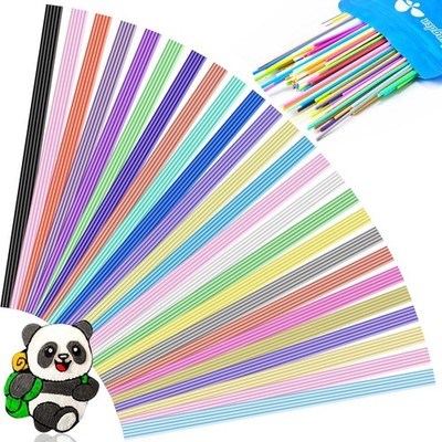 250 Stück 3D Stift Filament für 3Doodler Start+ Stift, 25 Farben 2,5 mm PCL N