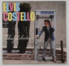 Elvis Costello JSA Signed Autograph Album Record Vinyl Taking Liberties