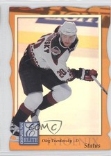 1997-98 Donruss Elite Promo Gold Die-Cut Status Oleg Tverdovsky #109 0q3
