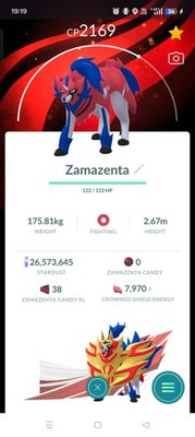 Zacian Go Fest Special Hintergrund 20k oder 1 Million Staubhandel