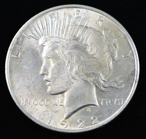 1922 Peace Silver Dollar $1 UNC 90% US Silver Philadelphia