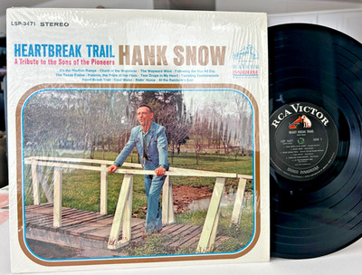Hank Snow LP heartbreak Trail, 1st Press, In shrink, LSP-3471, 1965