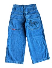 JNCO Jeans Kids Boys 8 Wide leg Skater Y2K Embroidered Spider Baggy Pant Urban