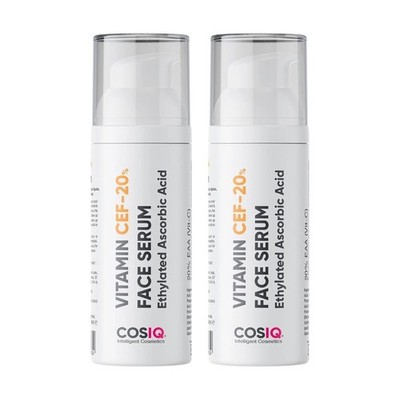 Cos-IQ Vitamin CEF-20% Face Serum, (30ml + 30ml)