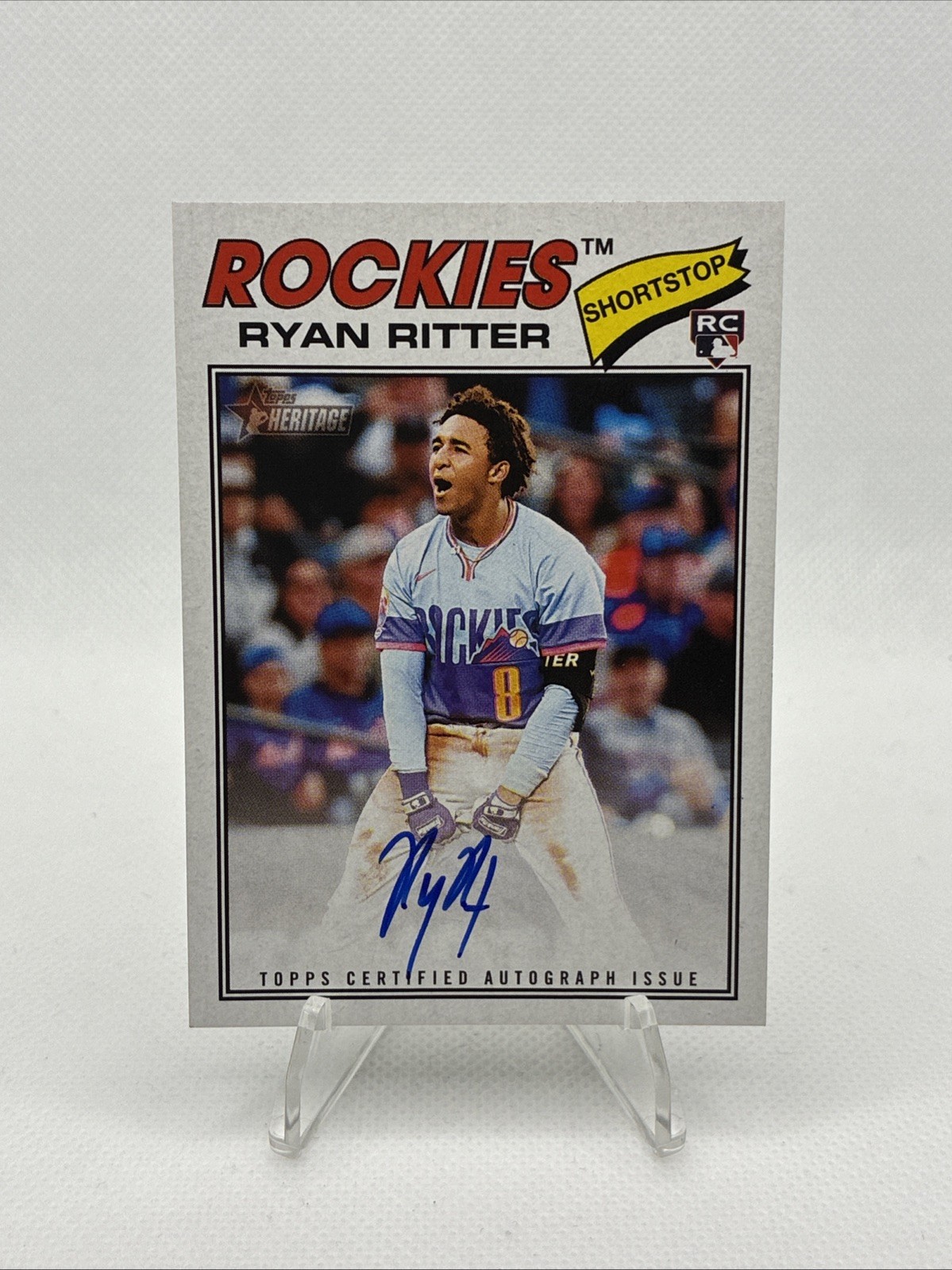 Ryan Ritter 2026 Topps Heritage #ROA-RR Real One Autographs