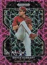 2022 Panini Prizm Draft Picks #PDP94 Bryce Hubbart Neon Pink Velocity