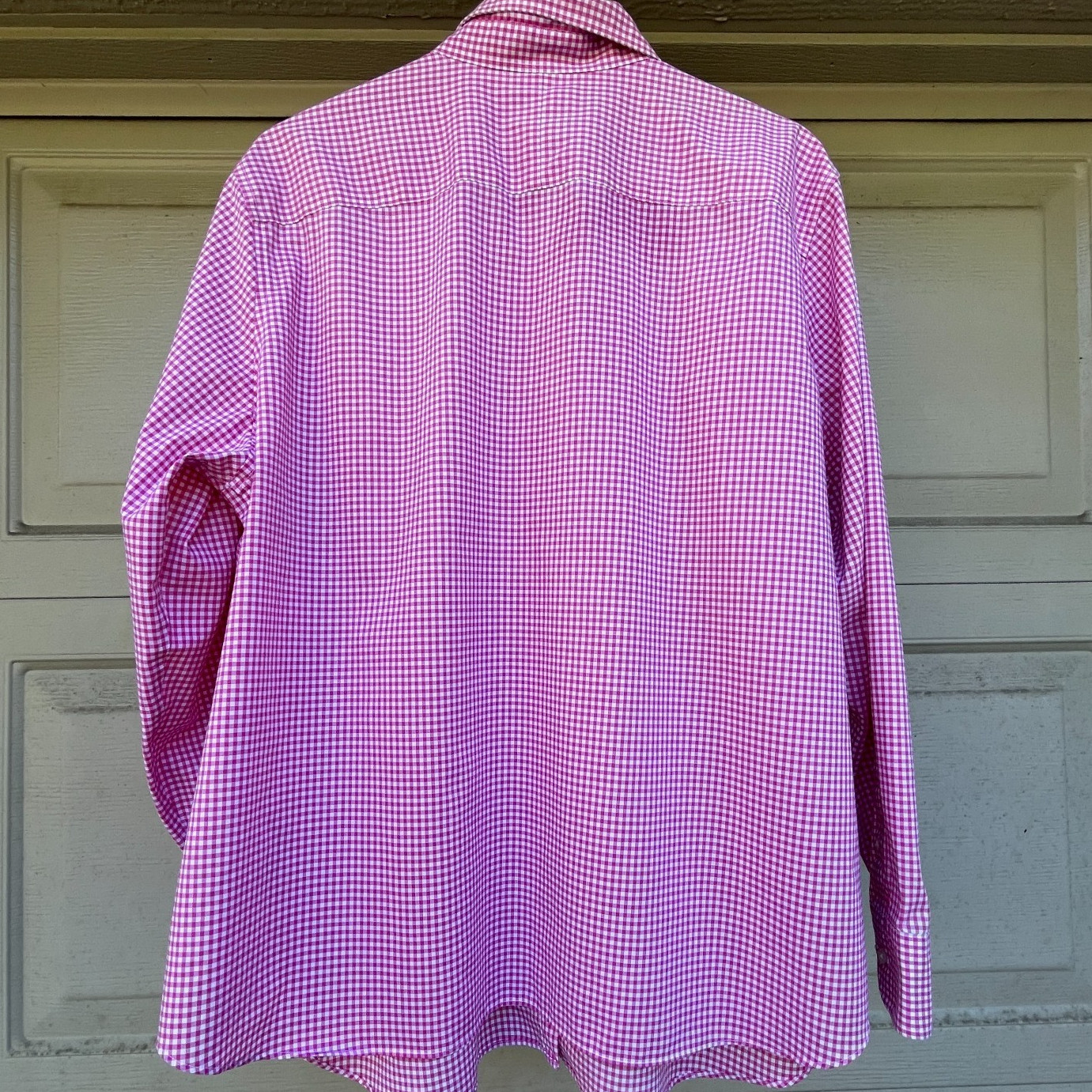 Chaps Classics Pink Gingham Button Down Shirt Wom… - image 2