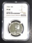 1964 50C Kennedy Silver Half Dollar NGC Proof PF 68