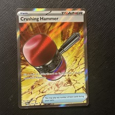crushing hammer pokemon card Sword & Shield Base 159/202 Trainer Form TCG Alolan Moonlight - #61