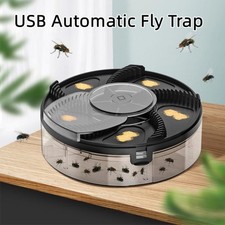 Househould USB Electric Rotating Fly Trap Flycatcher Killer Catcher Flytrap Pest