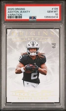 2025 Origins Ashton Jeanty Variation #139 RC PSA 10 POP 1