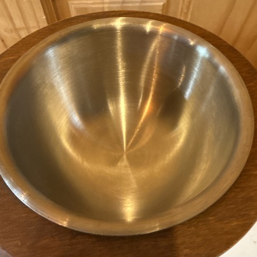 VTG MCM Walnut Wood Condiment Caddy Server Stand w/stainless bowls 1950’s USA - Picture 7 of 7