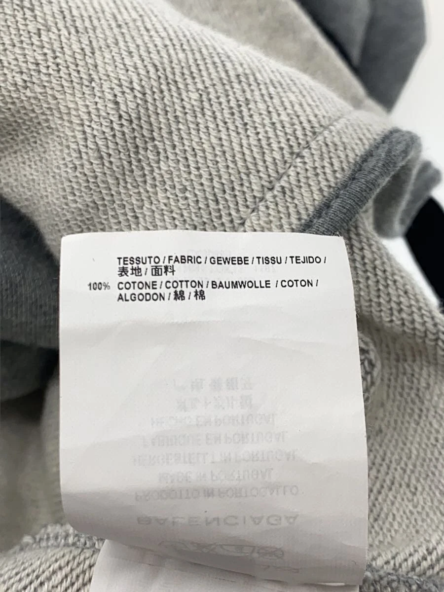 Felpa con cappuccio e zip BALENCIAGA grigia XS usata