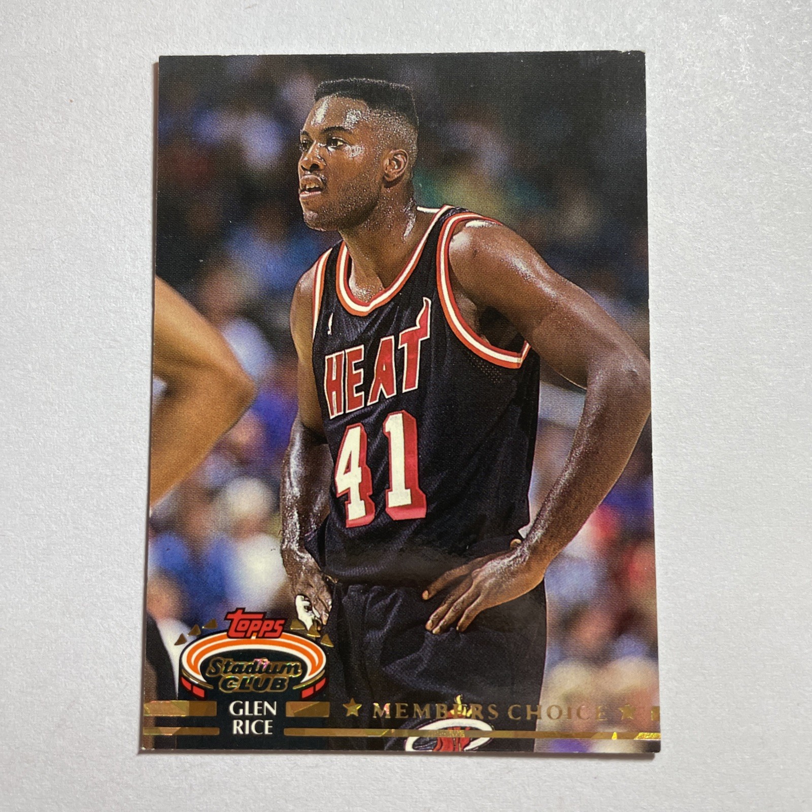 Glen Rice 1992-93 Topps Stadium Club Members Choice #203 Miami Heat NBA