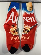 Alpen Muesli Cereal Unisex Novelty Socks, One Size: Funny Gift