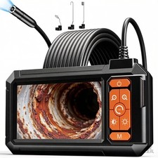 4.3'' 10m Industrial Endoscope Camera 1080P Screen Borescope Inspection Camera，b