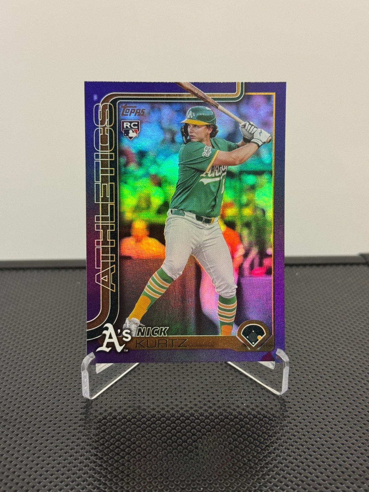 Nick Kurtz 2025 Topps Update Series #US201 Purple Foil 120/250 RC Rookie ROY