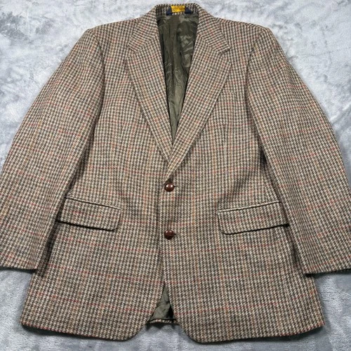 Brooks Brothers Blazer Sport Coat Mens 40 Multicolor Single Breasted Notch Lapel video thumbnail