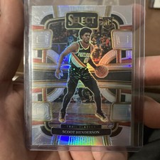 2023-24 Panini Select - Concourse Scoot Henderson #77 Silver Prizm (RC)