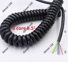 Spring Spiral Cable Telescopic Wire 6 cores 0...