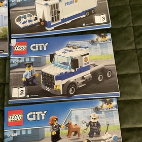 Lego Manual Instruction Books Various Police City Sets 60138 60139 60141 60312