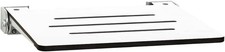 Seachrome 18 inch Silhouette Slimline Folding Wall Mount Shower Bench Seat Ur...