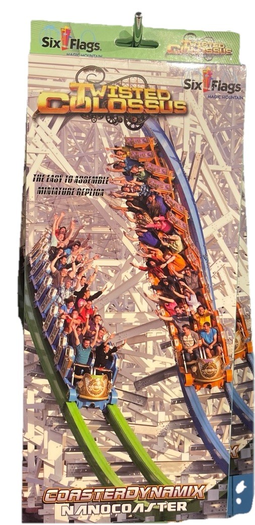 Six Flags Magic Mountain Twisted Colossus Model Kit NanoCoaster