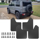 4x Wide Rally Mud Flaps Splash Guards Mudguards For Suzuki Jimny JB74 2018-2025