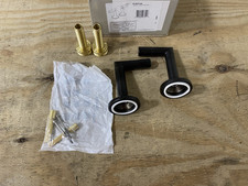 Brizo HL5875-BL Wall Mount Lavatory Lever Handles Only, Matte Black *READ*