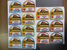Boy Scout Philmont 2006 Set of PTC Training Patches 3236QQ