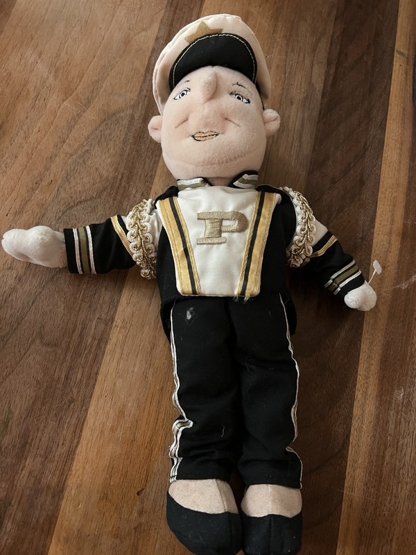 Beanie Collectible Purdue Marching Band Member 1999 (no Tag)