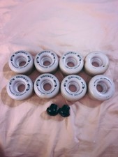 8 Sure-Grip Boardwalk Skate Wheels 57mm 82A Outdoor Lavender/Purple  2 Plugs