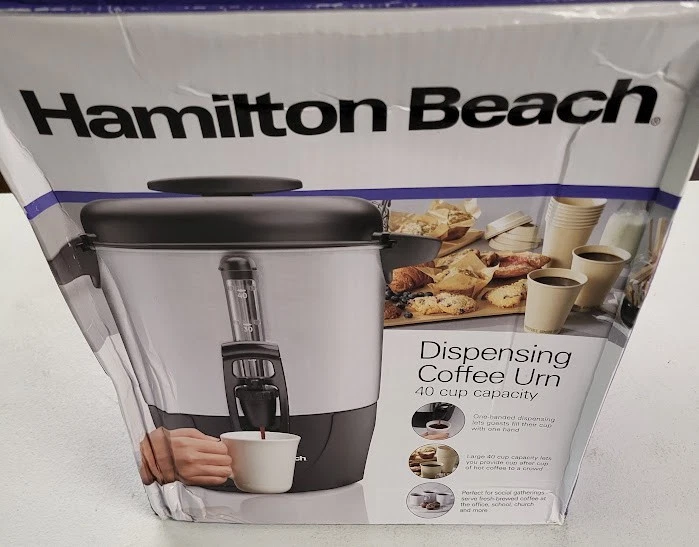 HAMILTON BEACH BREW STATION COFFEE URN 40 CUP CAPACITY
Opens in a new window or tab