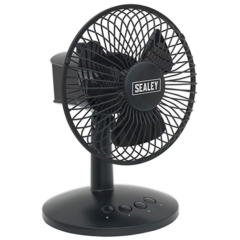 Sealey Oscillating USB Desk Fan