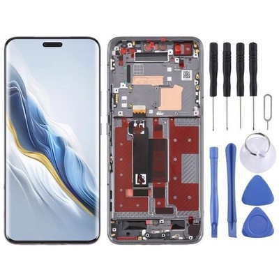 For Honor Magic6 Pro Original Display LCD Screen Touch Digitizer Frame (Black)