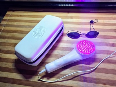 LightStim Handheld 36 Blue & Red LED Light Therapy With AC Power Cord Goggles