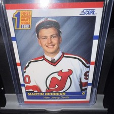 1990-91 Score - First Round Draft Choice Martin Brodeur #439 (RC)