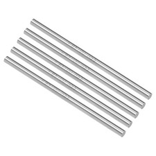 Tornio HSS stelo rotondo albero solido 4,8 mm Dia 100 mm Lunghezza 5pz