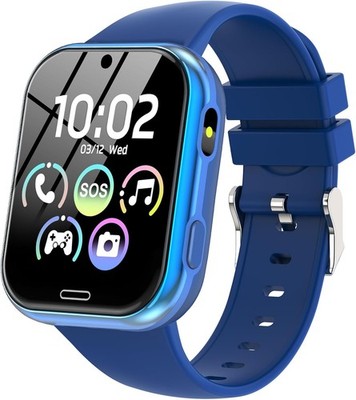 Smartwatch Kinder 2G SIM Kamera Musik Schrittzähler SOS Wecker Taschenlampe