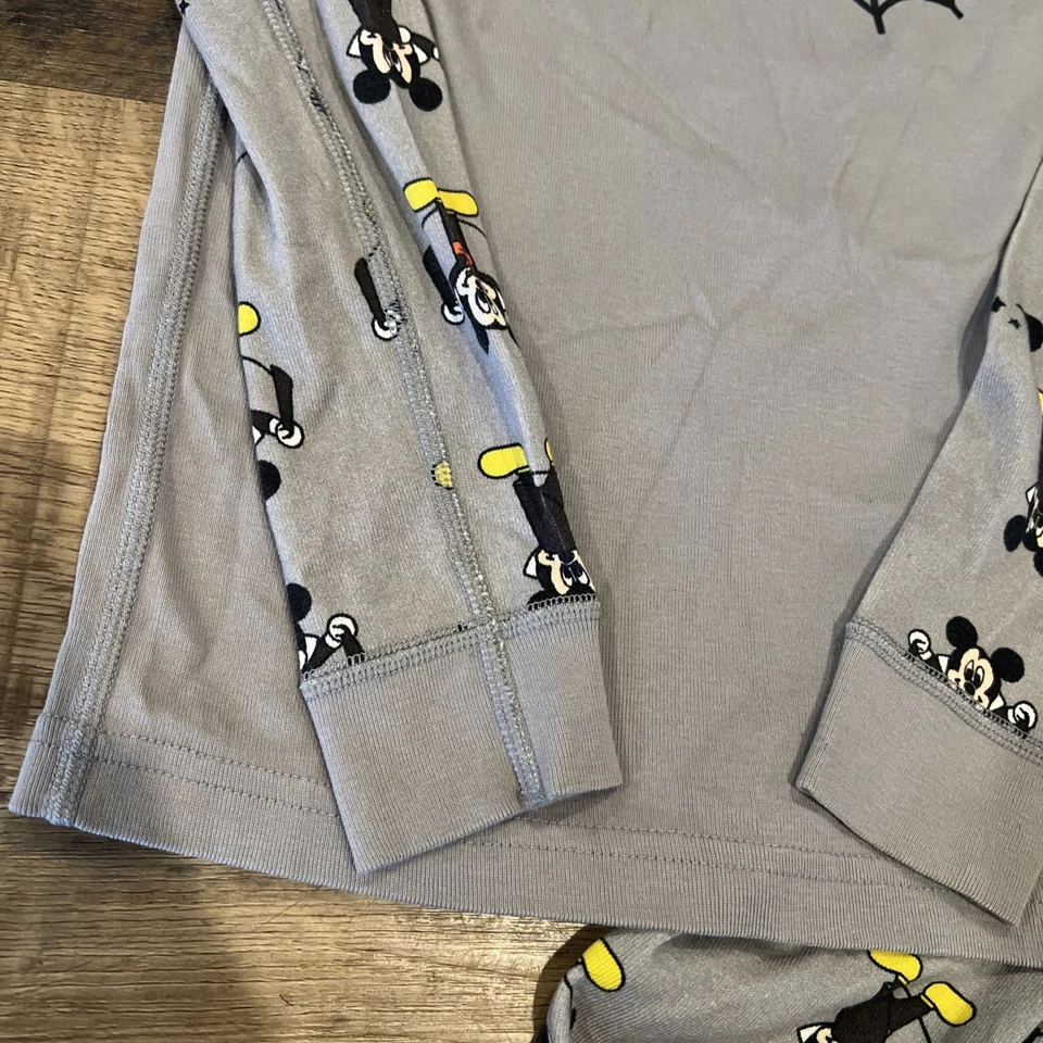 Hanna Andersson Disney Mickey Mouse Pajamas 150 US 12 Long Sleeve Piece Dracula - Image 3 of 4