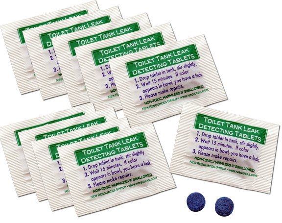 Bulk Leak Detecting Dye Tablets for Toilet Tanks 10 Pack