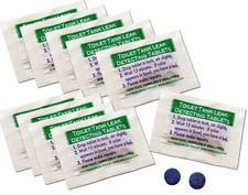Bulk Leak Detecting Dye Tablets for Toilet Tanks 10 Pack